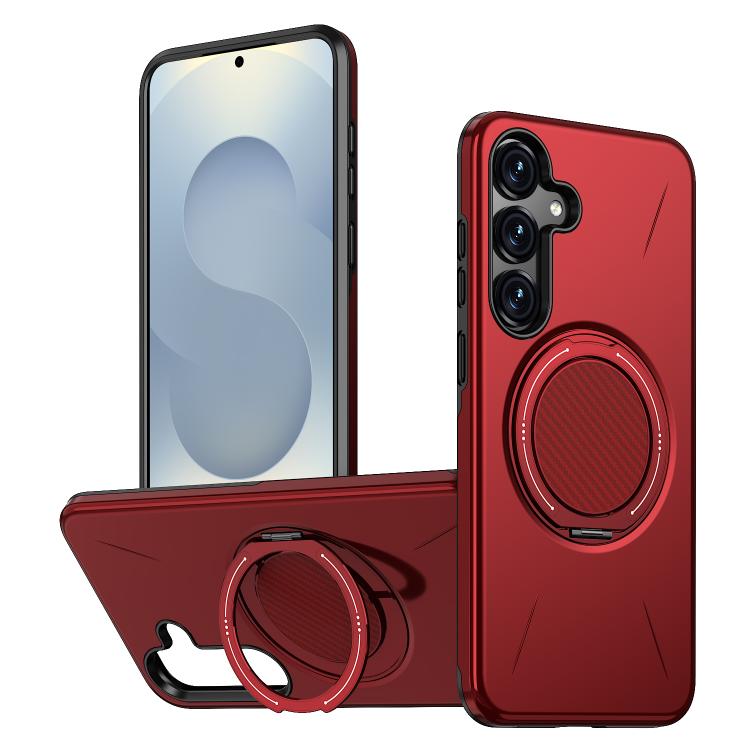 Custodia Kalebol con supporto magnetico girevole per Galaxy S25, S25+ e S25