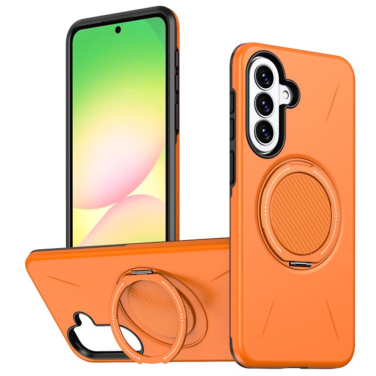 Custodia per PC con supporto magnetico girevole MagSafe per Galaxy A37 5G, A27