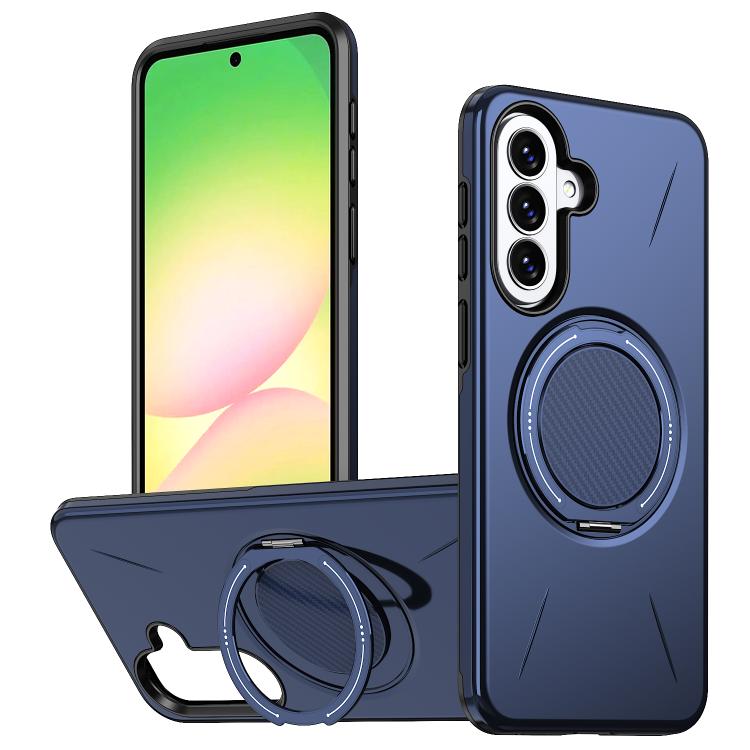 Custodia per PC con supporto magnetico girevole MagSafe per Galaxy A37 5G, A27