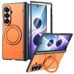 Custodia con supporto magnetico girevole per Galaxy Z Fold7, Z Flip7 e S25 Edge
