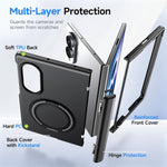 Custodia Kalebol con supporto magnetico girevole per Galaxy Z Fold8, S26 FE e Z