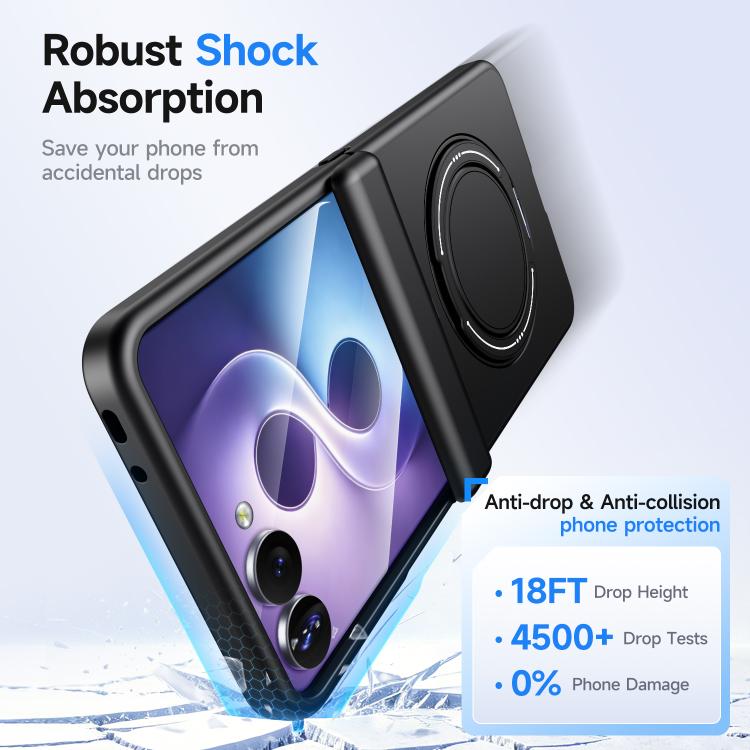 Custodia con supporto magnetico girevole per Galaxy Z Flip8, S26+ e S26 Edge 5G