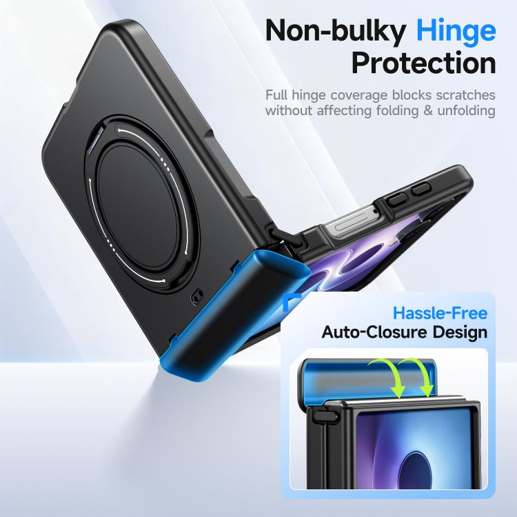 Custodia con supporto magnetico girevole per Galaxy Z Flip8, S26+ e S26 Edge 5G