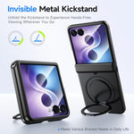 Custodia con supporto magnetico girevole per Galaxy Z Flip8, S26+ e S26 Edge 5G