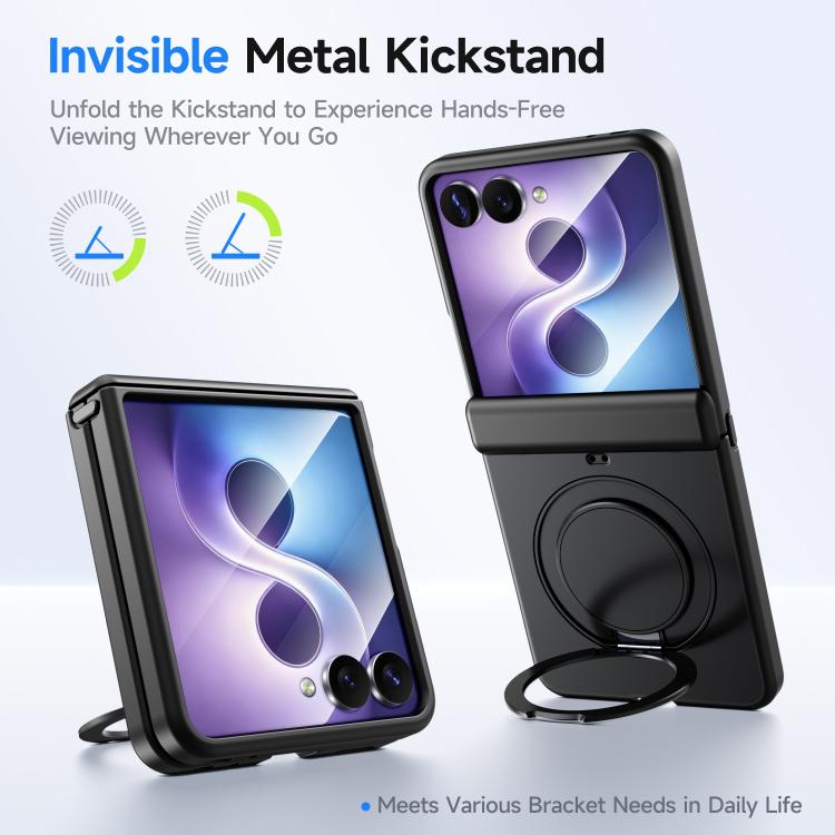 Custodia con supporto magnetico girevole per Galaxy Z Flip8, S26+ e S26 Edge 5G