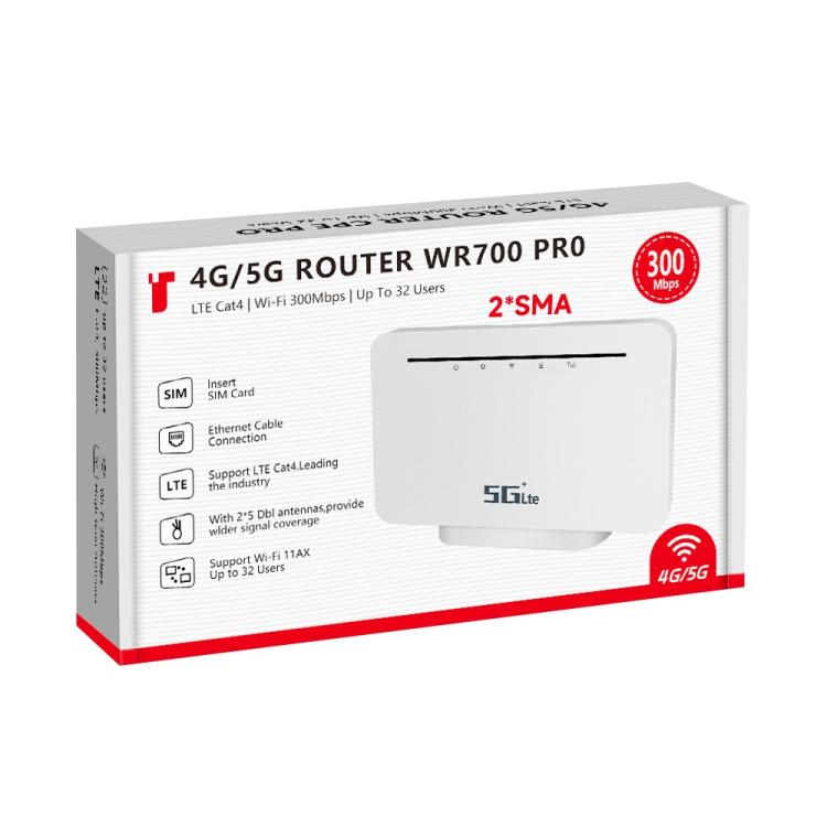 Router 4G WR700-E con SIM e antenne rimovibili