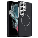 Custodia Gold Armor PC Thin Circle MagSafe antiurto per Samsung Galaxy S22 Ultra