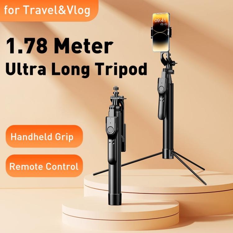 Supporto per selfie stick in lega di alluminio con telecomando per smartphone K31, per streaming live e fotografia., K31