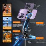 Supporto per selfie stick in lega di alluminio con telecomando per smartphone K31, per streaming live e fotografia., K31