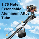 Supporto per selfie stick in lega di alluminio con telecomando per smartphone K31, per streaming live e fotografia., K31