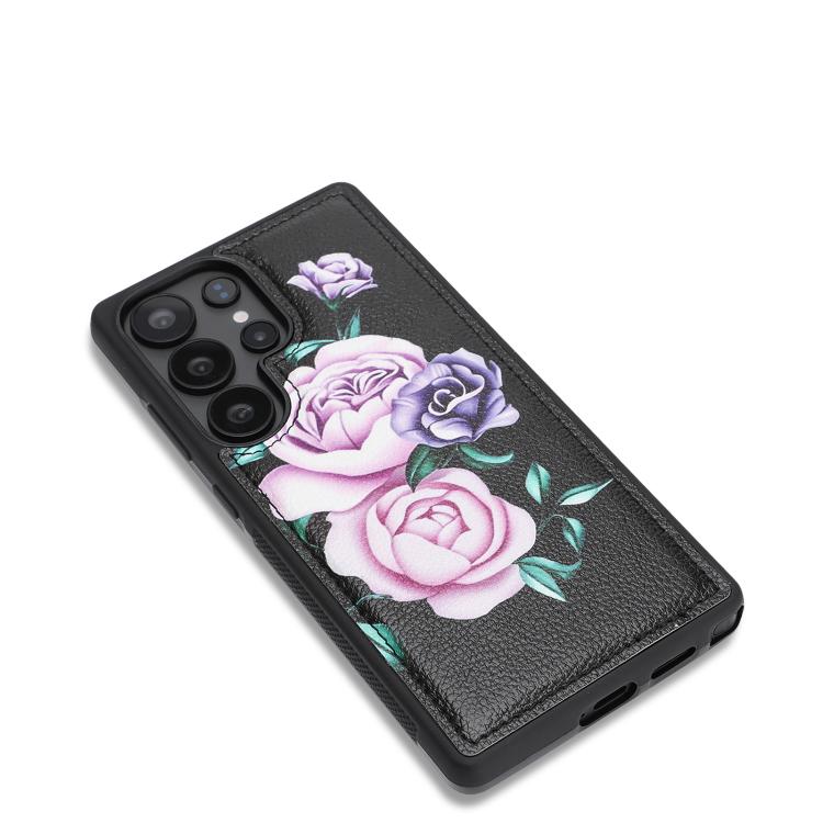Portafoglio multifunzionale con cerniera e fibbia per Samsung Galaxy S24+, S24
