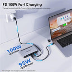 Hub USB-C Wavlink UG7701 con 3 uscite video 4K 60Hz e ricarica 10