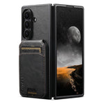 Custodia Suteni H02 in pelle con portafoglio e supporto per Galaxy Z Fold8
