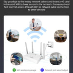 Router 4G LTE CPE907-E 150Mbps con 4 antenne e SIM card