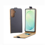 Custodia in pelle Samsung Galaxy con apertura verticale e porta carte