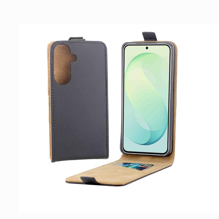 Custodia in pelle Samsung Galaxy con apertura verticale e porta carte