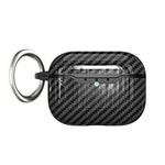 Cover protettiva TPU effetto fibra di carbonio per AirPods Pro 3