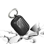 Cover protettiva TPU effetto fibra di carbonio per AirPods Pro 3
