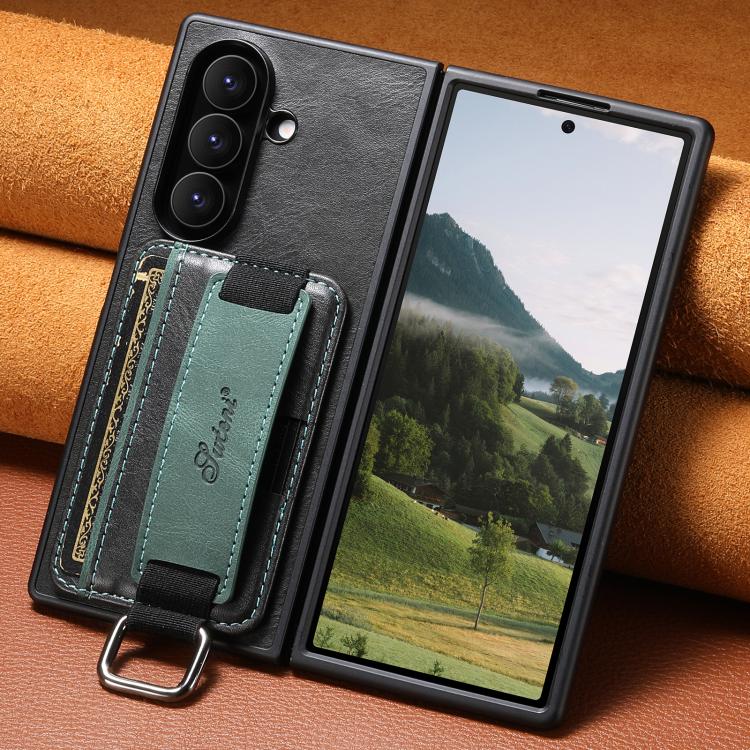 Custodia Suteni H13 con cinturino in pelle per Galaxy Z Fold8 Ultra 5G, Fold7