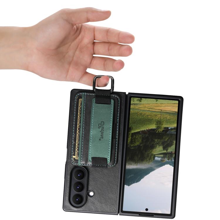 Custodia Suteni H13 con cinturino in pelle per Galaxy Z Fold8 Ultra 5G, Fold7