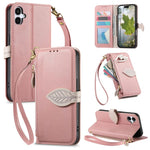Portafoglio in pelle con cerniera e fibbia per Samsung Galaxy S25 5G, S25+ 5G