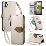 Portafoglio in pelle con cerniera e fibbia per Samsung Galaxy S25 5G, S25+ 5G