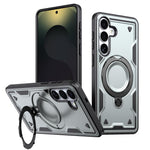 Custodia Kalebol PC Hybrid TPU Armor con anello MagSafe per Galaxy S26, A57 e