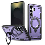 Custodia Kalebol PC Hybrid TPU Armor con anello MagSafe per Galaxy S26, A57 e