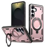 Custodia Kalebol PC Hybrid TPU Armor con anello MagSafe per Galaxy S26, A57 e