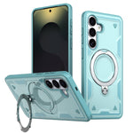 Custodia Kalebol PC Hybrid TPU Armor con anello MagSafe per Galaxy S26, A57 e
