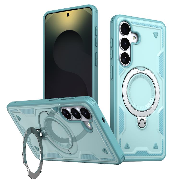 Custodia Kalebol PC Hybrid TPU Armor con anello MagSafe per Galaxy S26, A57 e