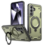 Custodia Kalebol PC Hybrid TPU Armor con anello MagSafe per Galaxy S26, A57 e
