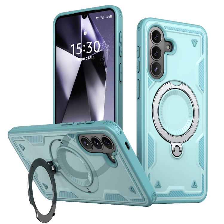 Custodia Kalebol PC Hybrid TPU Armor con anello MagSafe per Galaxy S26, A57 e