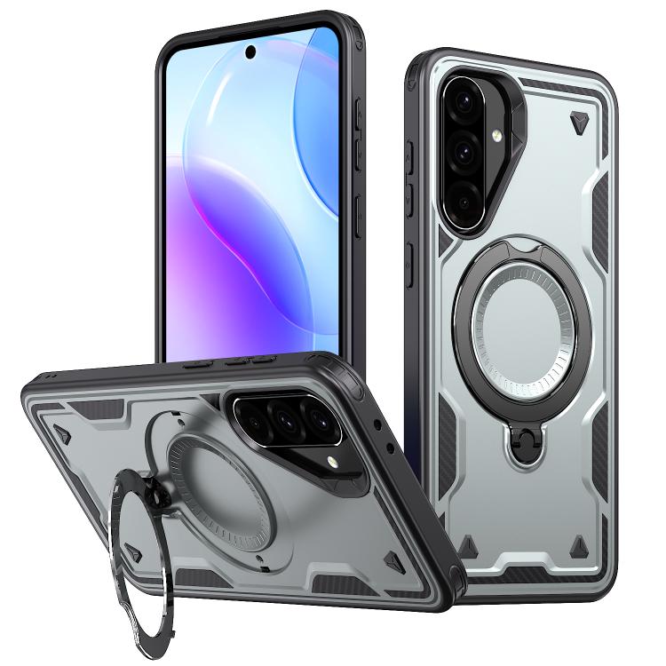 Custodia Kalebol PC Hybrid TPU Armor con anello MagSafe per Galaxy S26, A57 e