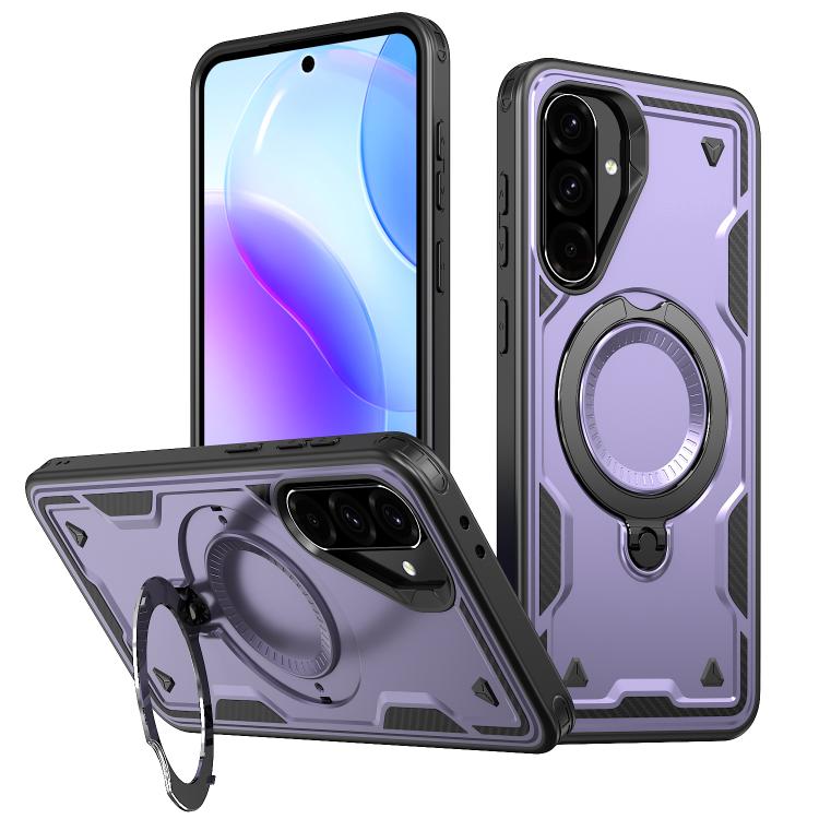 Custodia Kalebol PC Hybrid TPU Armor con anello MagSafe per Galaxy S26, A57 e