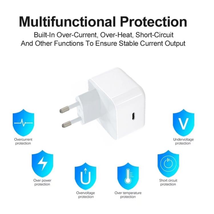 Caricabatterie USB-C PD 40W con cavo Type-C 1m
