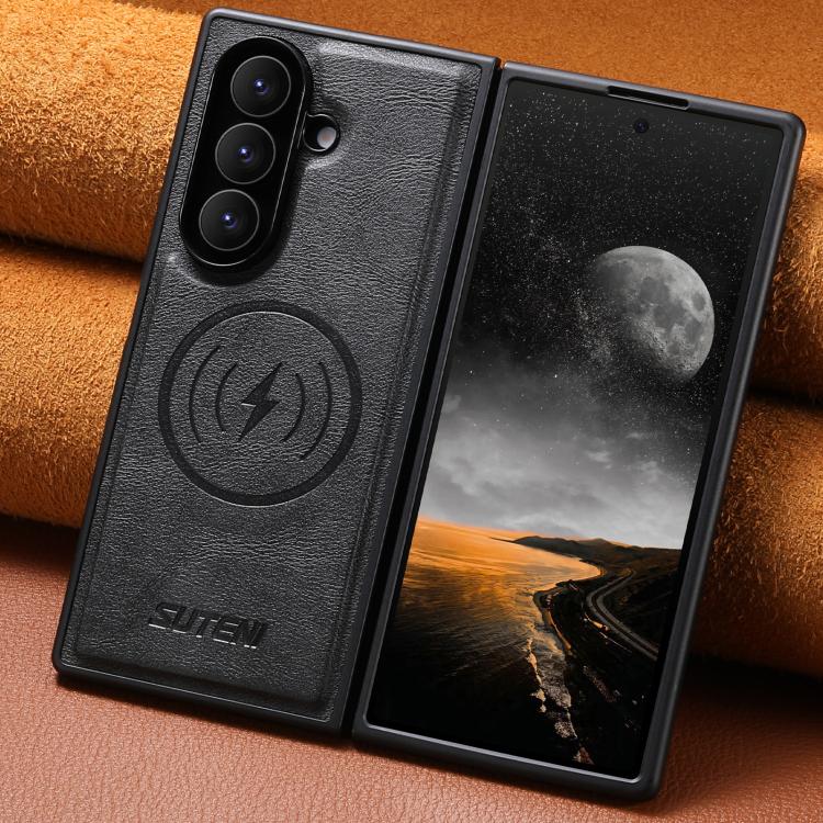 Custodia magnetica in pelle di vacchetta per Galaxy Z Fold8 Ultra 5G, Samsung