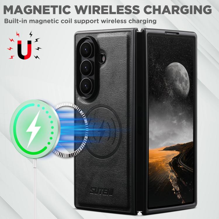 Custodia magnetica in pelle di vacchetta per Galaxy Z Fold8 Ultra 5G, Samsung