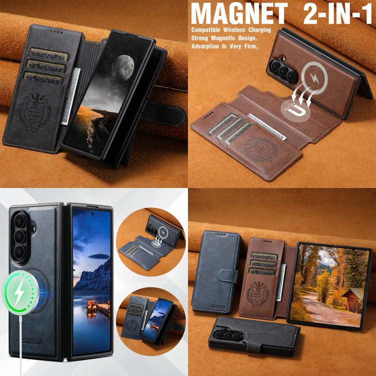 Custodia 2 in 1 con portafoglio rimovibile e MagSafe per Galaxy Z Fold8 Ultra