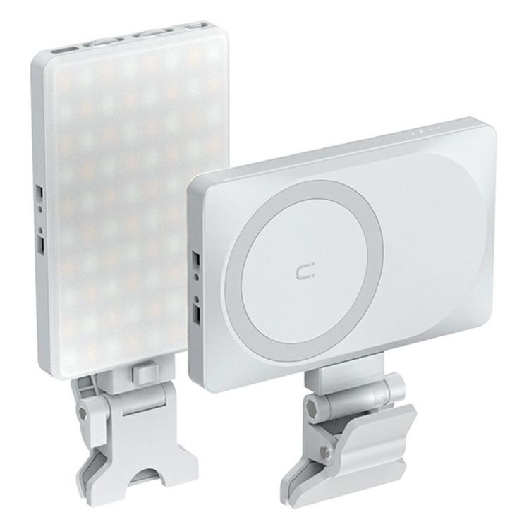 V22A Luce LED portatile tascabile MagSafe magnetica per fotocamera del telefono, ideale per streaming live, potenza 4W., V22A