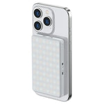 V22A Luce LED portatile tascabile MagSafe magnetica per fotocamera del telefono, ideale per streaming live, potenza 4W., V22A
