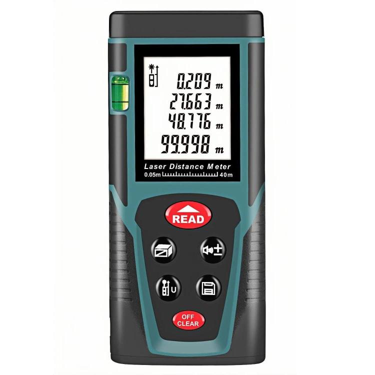Telemetro laser RZG40 portatile, portata 40 m e precisione 2 mm