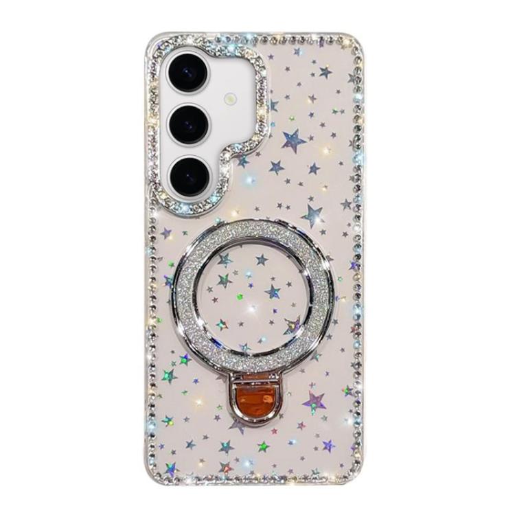 Custodia glitterata con supporto per Samsung Galaxy A16, S24 FE, A15 e A55 5G