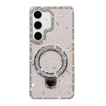 Custodia glitterata con supporto per Samsung Galaxy A16, S24 FE, A15 e A55 5G