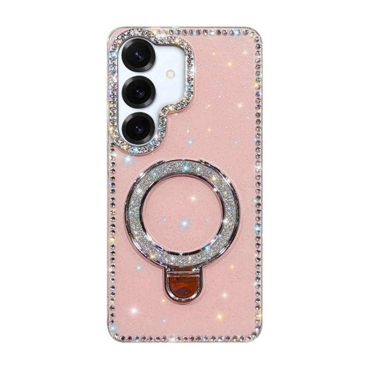 Custodia glitterata con supporto per Samsung Galaxy A36, S25, S25+ e S25 Ultra