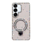 Custodia glitterata con supporto per Samsung Galaxy A36, S25, S25+ e S25 Ultra