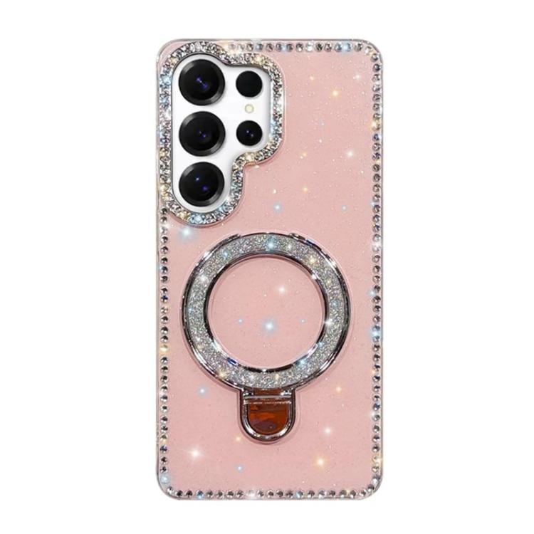 Custodia glitterata con supporto per Samsung Galaxy A36, S25, S25+ e S25 Ultra
