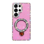 Custodia glitterata con supporto per Samsung Galaxy A36, S25, S25+ e S25 Ultra