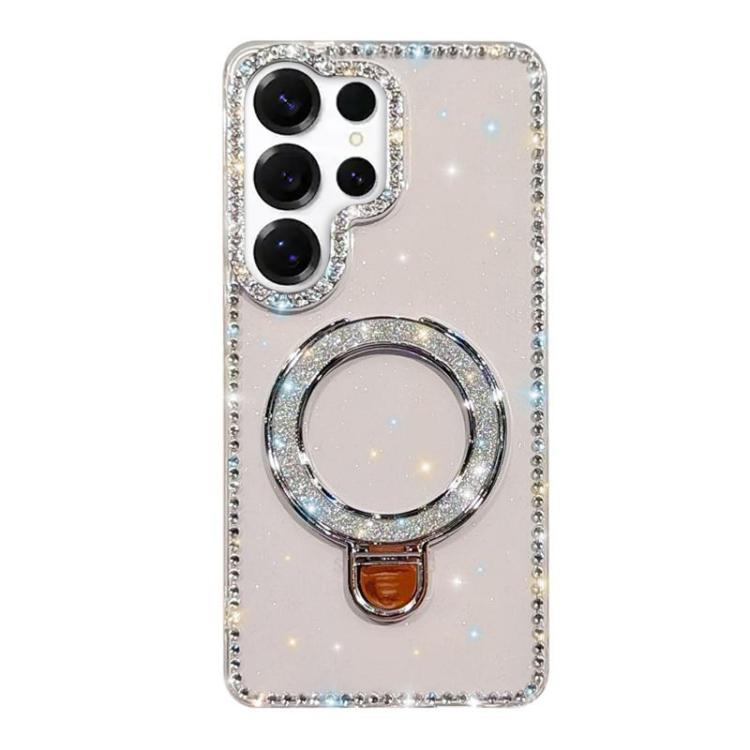 Custodia glitterata con supporto per Samsung Galaxy A36, S25, S25+ e S25 Ultra