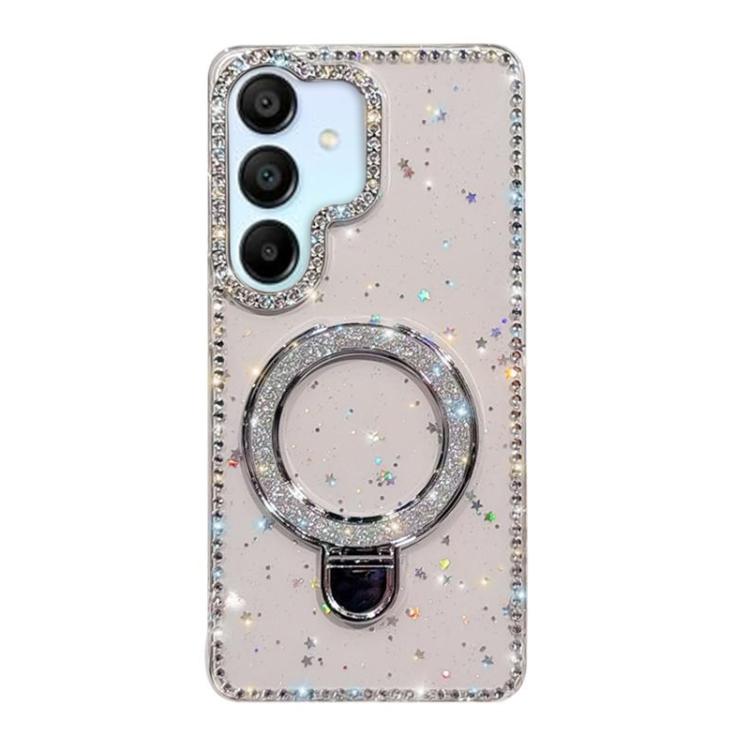 Custodia glitterata con supporto per Samsung Galaxy A16, S24 FE, A15 e A55 5G